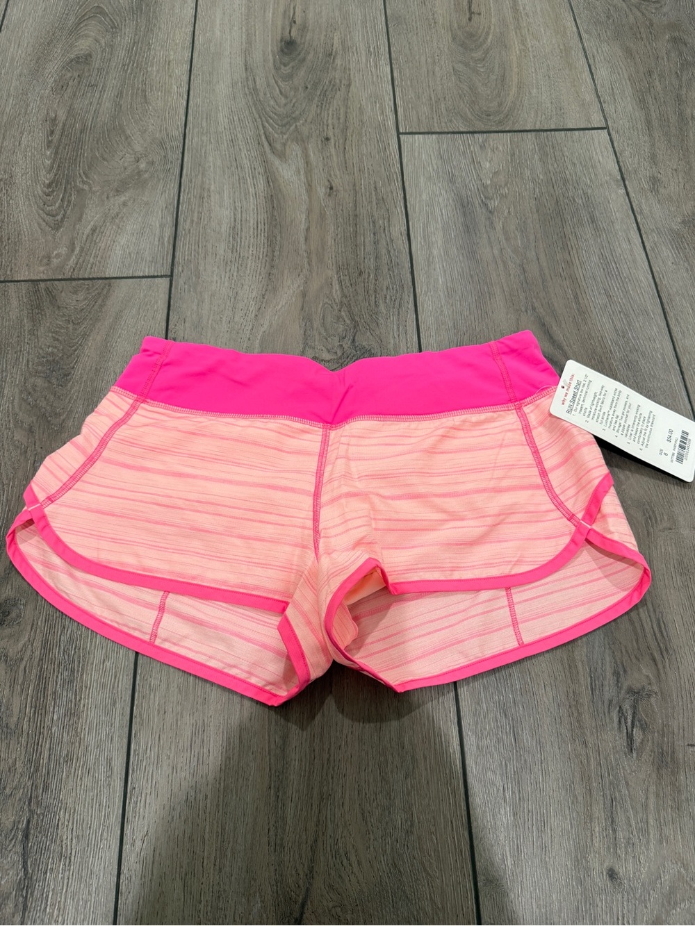 Vintage Lulu Lemon Speed short Pink Performance Women’s Running Shorts